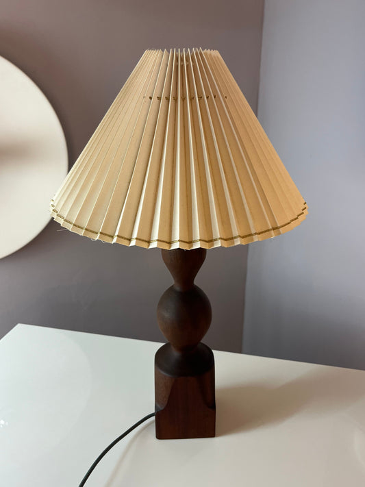 Tischlampe Teak aus Dänemark