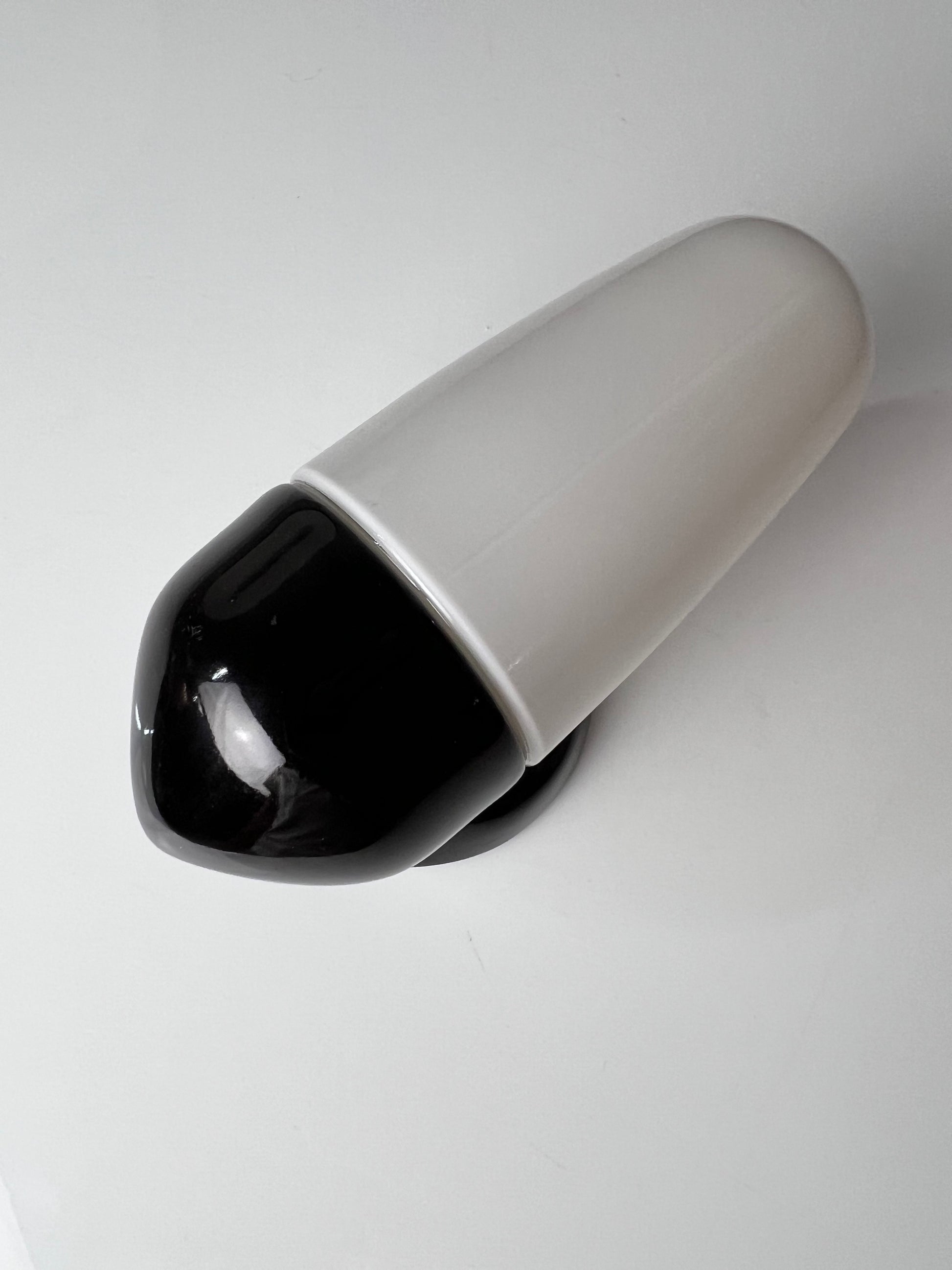 Wandlampe Model 6067 schwarz von Wilhelm Wagenfeld für Lindner
