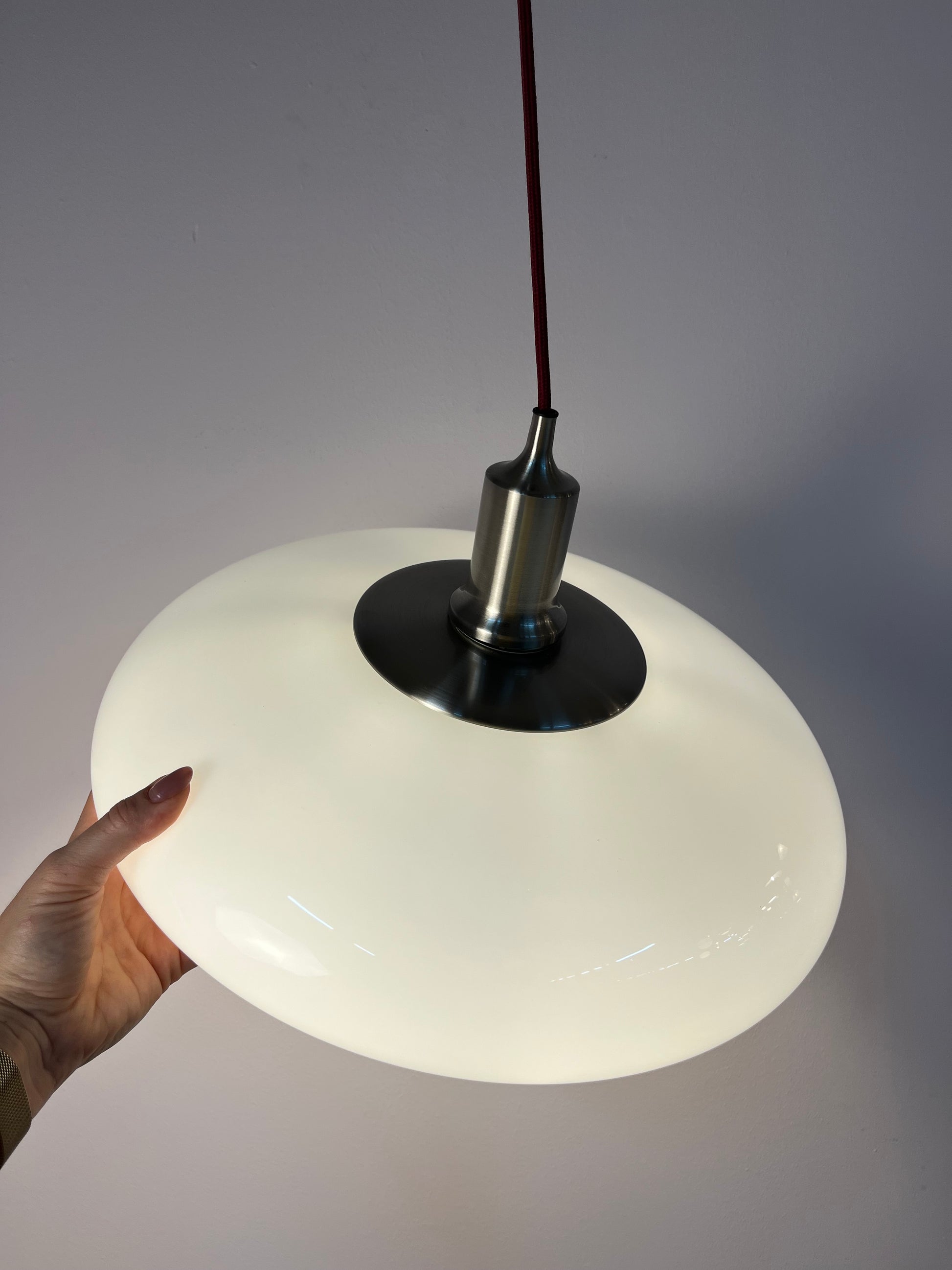 Hängelampe TÄLLBYN weiß Glas für IKEA