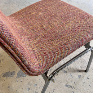 Sessel Lufthavnsstol orange Chrom von Anden Arkitekt für Duba Møbelindustri