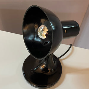 Tischlampe schwarz Bakelit von PGH