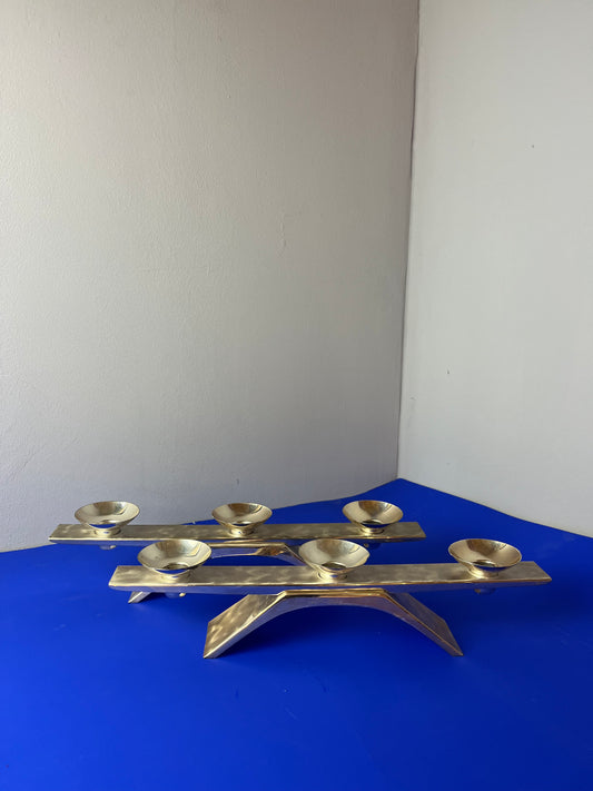 Kerzenständer versilbert von Kurt Radtke für WMF Ikora