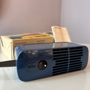 Reisefön HLD 4 blau von Dieter Rams für BRAUN
