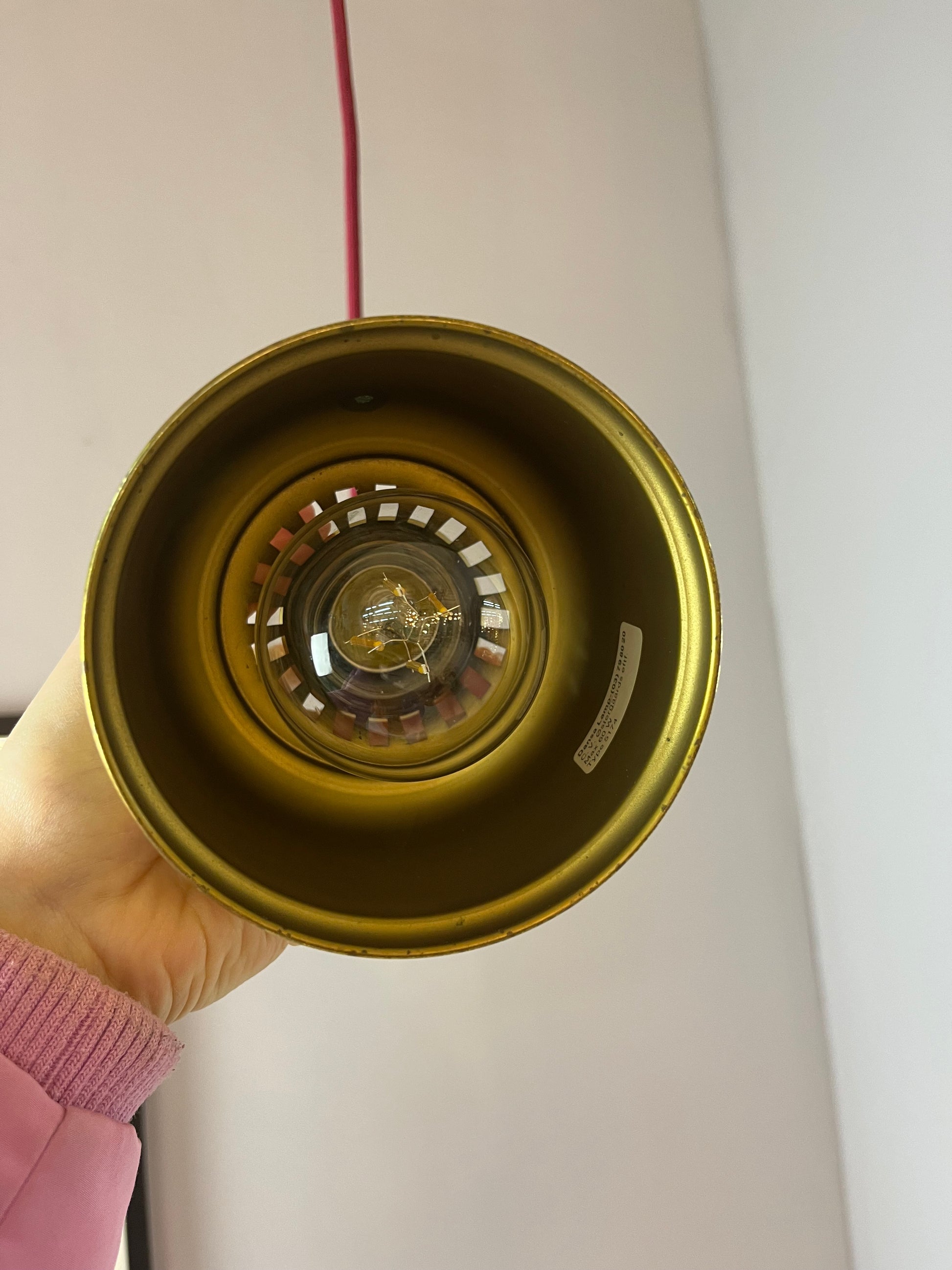 Hängelampe Messing von Dansa Lamp