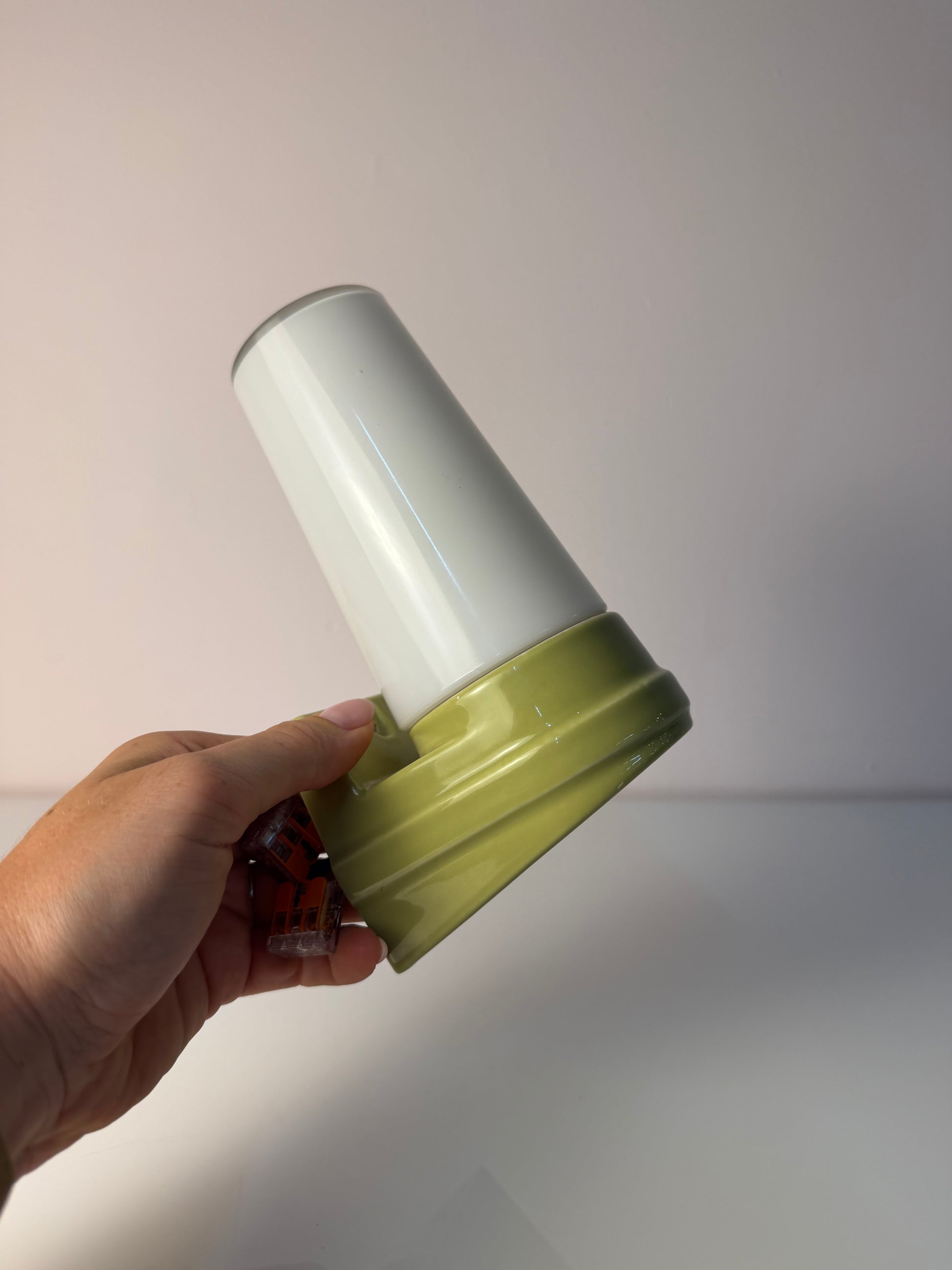 Wandlampe Modell 6080 mintgrün von Sigvard Bernadotte für Ifö