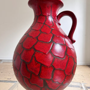 Bodenvase mit Drachenschuppen von Scheurich West Germany