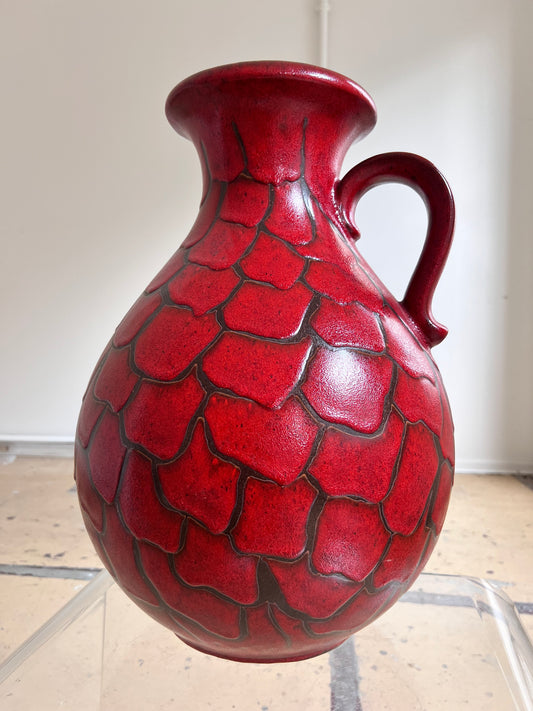Bodenvase mit Drachenschuppen von Scheurich West Germany