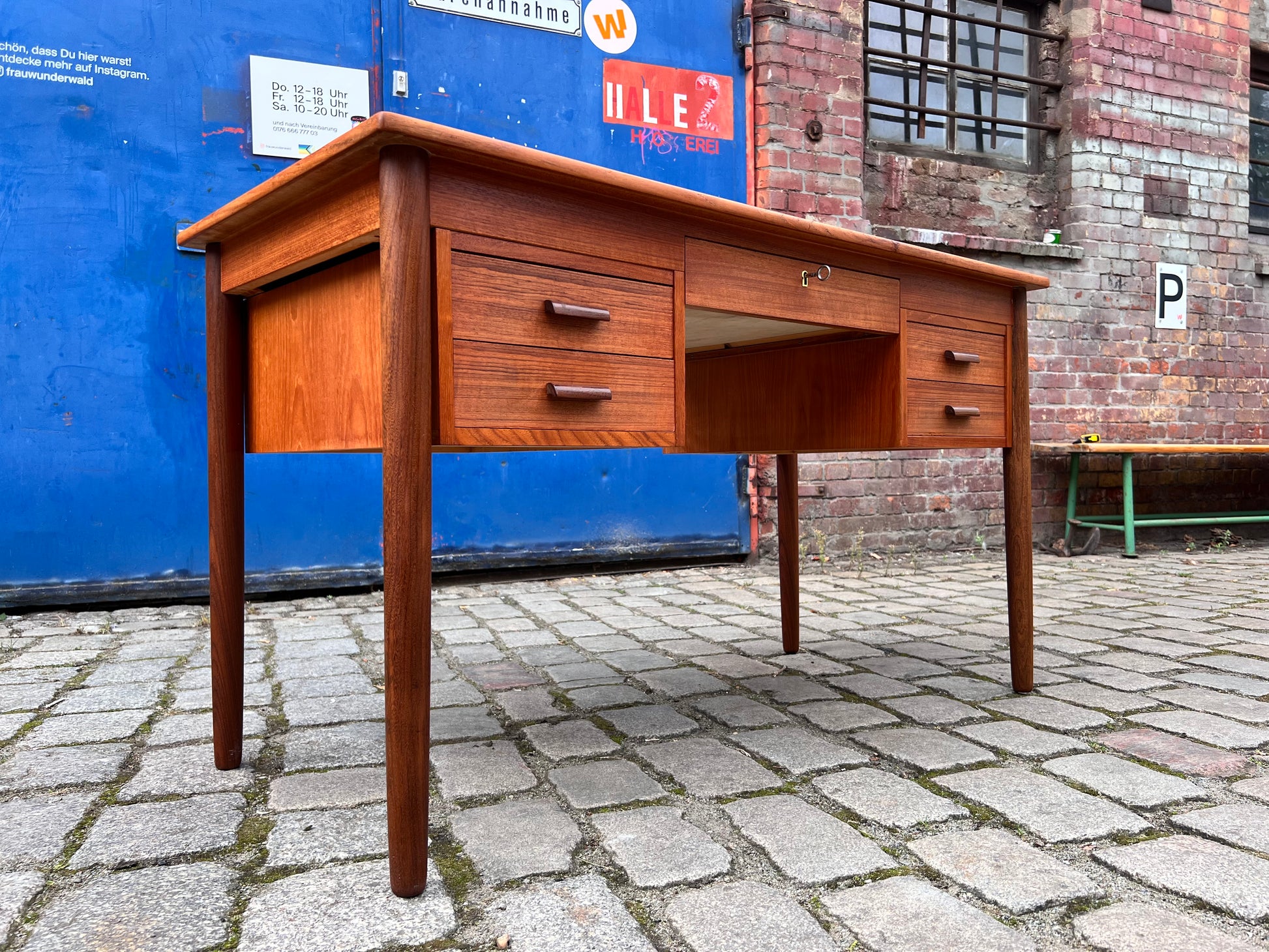 Schreibtisch Teak aus Dänemark