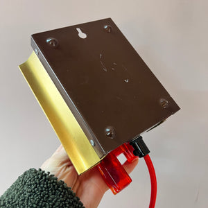 Wandlampe rot von Claus Bolby