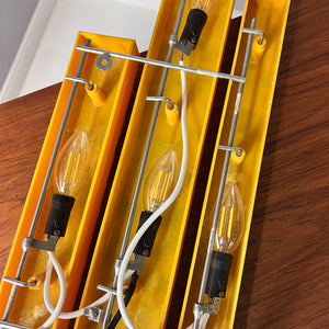 Wandlampe gelb von Uwe Mersch