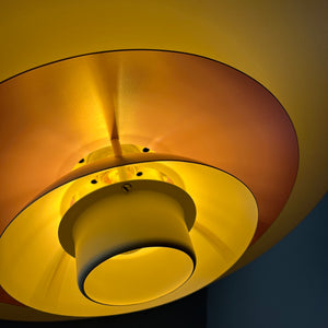 Lamellenlampe weiß lila von Formlight