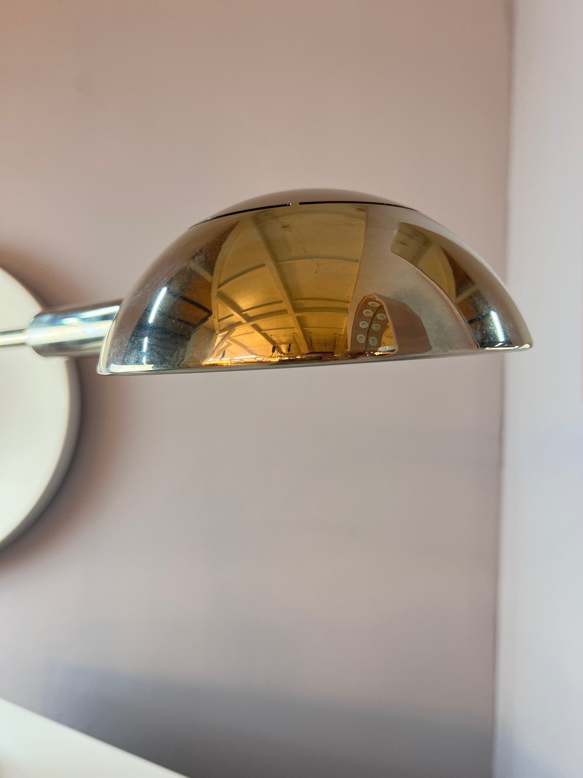 Schreibtischlampe BEA DS silber vernickelt von Florian Schulz Design