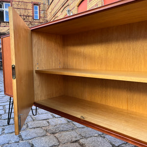 Sideboard Teak auf Hairpinlegs von rt Möbel