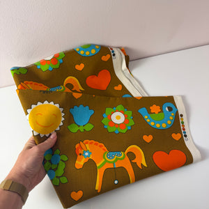 Stoff mit Kindermotiv 125 x 125 cm von dekoplus