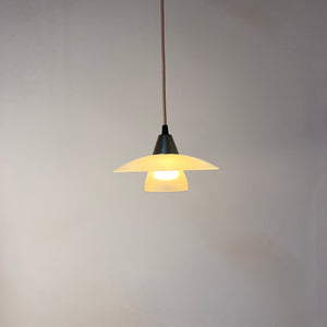 Hängelampe Milchglas aus Dänemark
