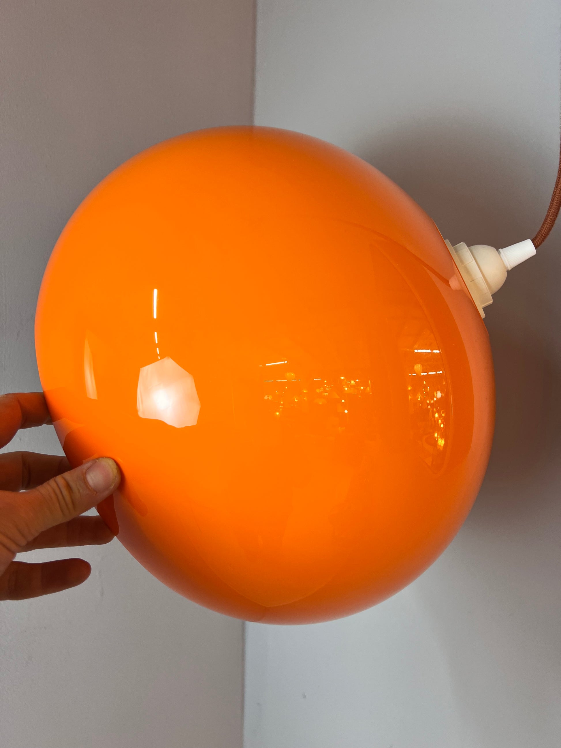 Hängelampe orange von Guzzini