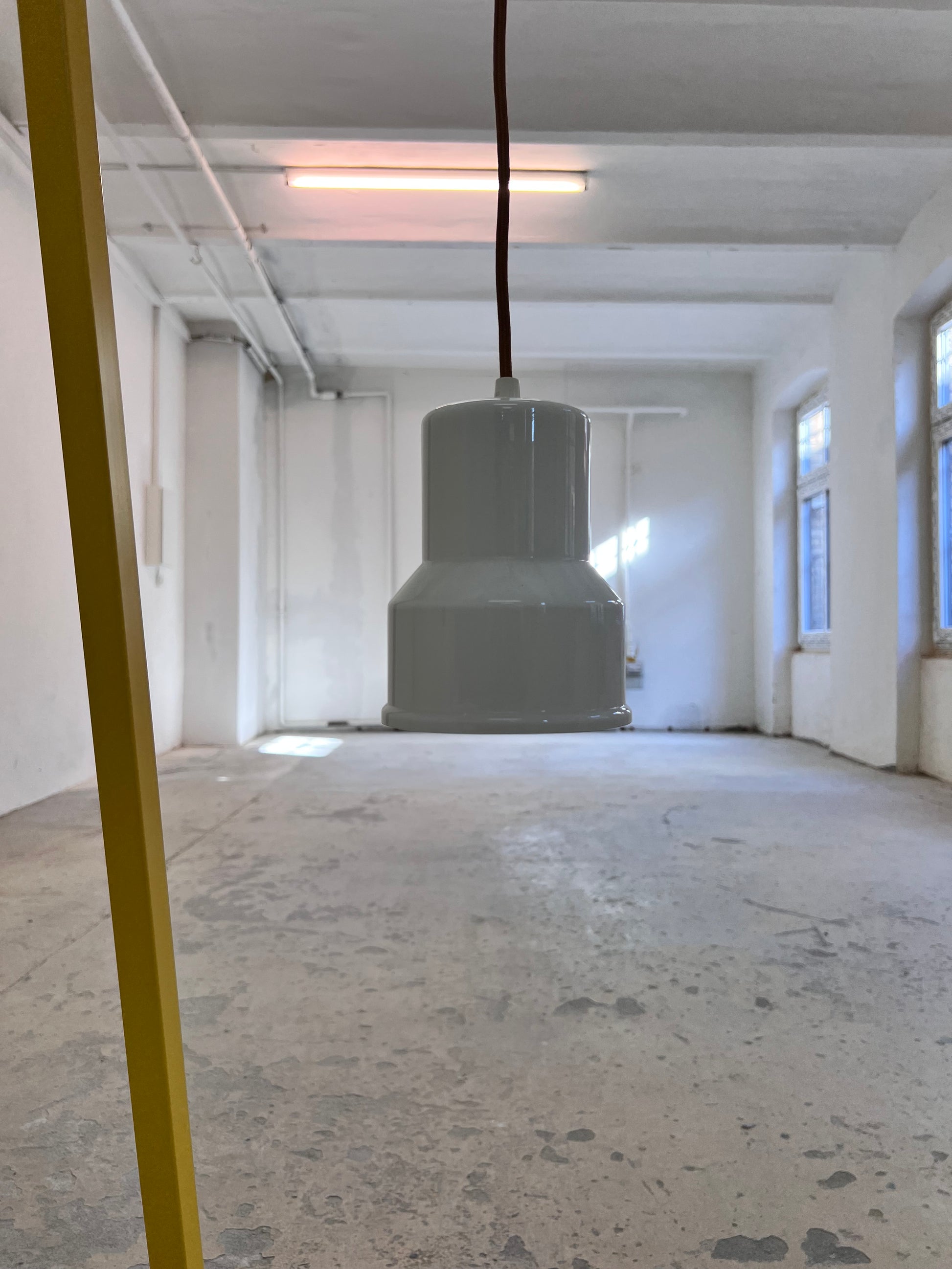 Hängelampe weiß Glas von Sidse Werner für Holmegaard