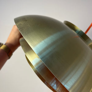 Lamellenlampe gold orange aus Dänemark