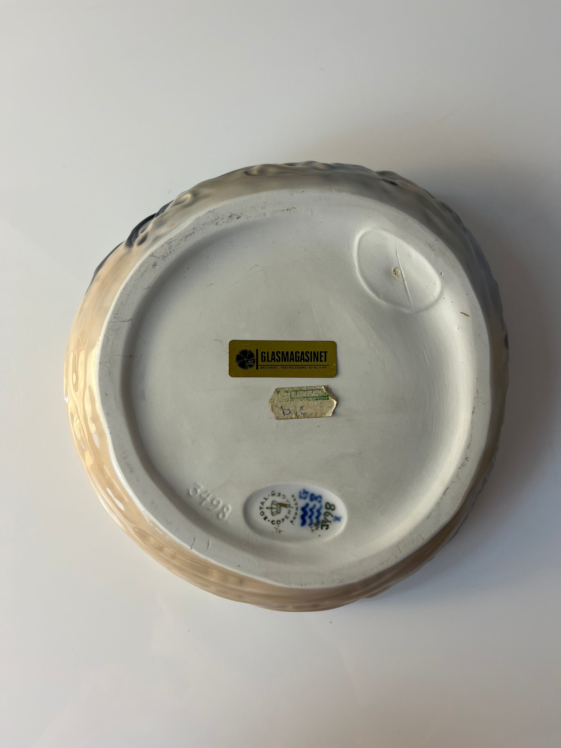 Schale Hummer Typ 3498 ∅ 19 cm von Erik Nielsen für Royal Copenhagen