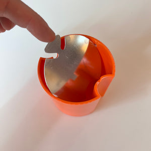 Becher orange von Jean-Pierre Vitrac für Diam