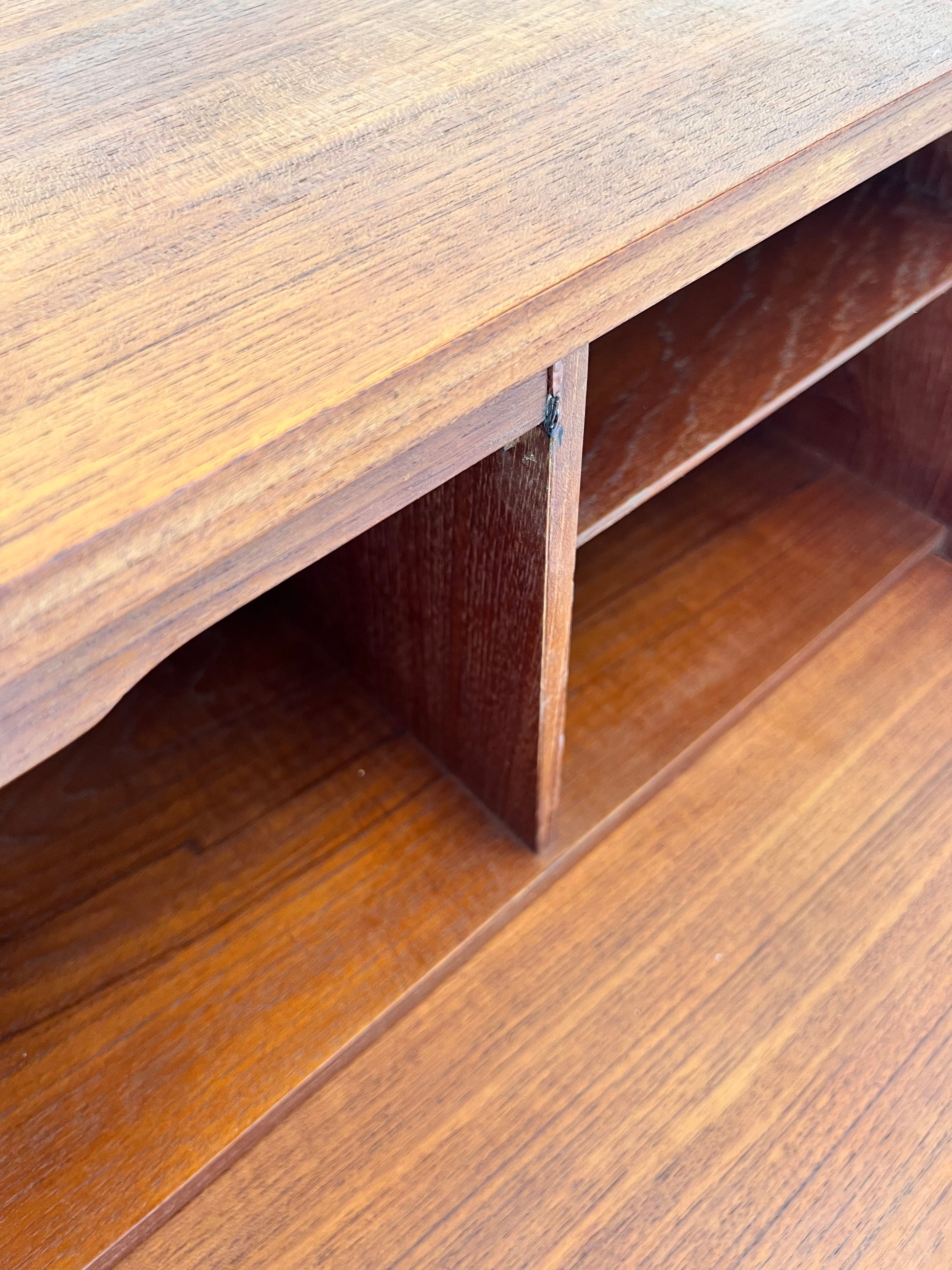 Sekretär Teak mit Spiegel aus Dänemark