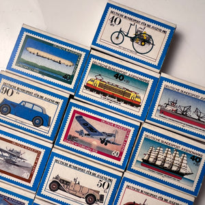 Set: Vintage Streichhölzer Deutsche Bundespost
