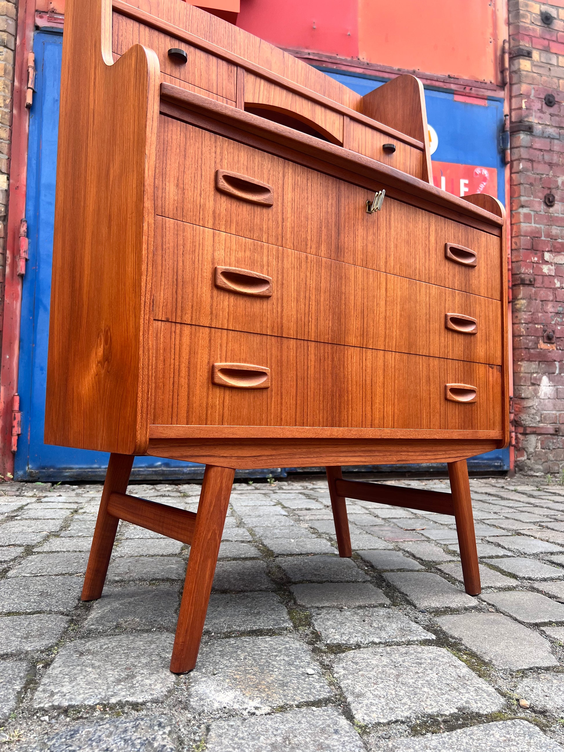 Sekretär Teak aus Dänemark