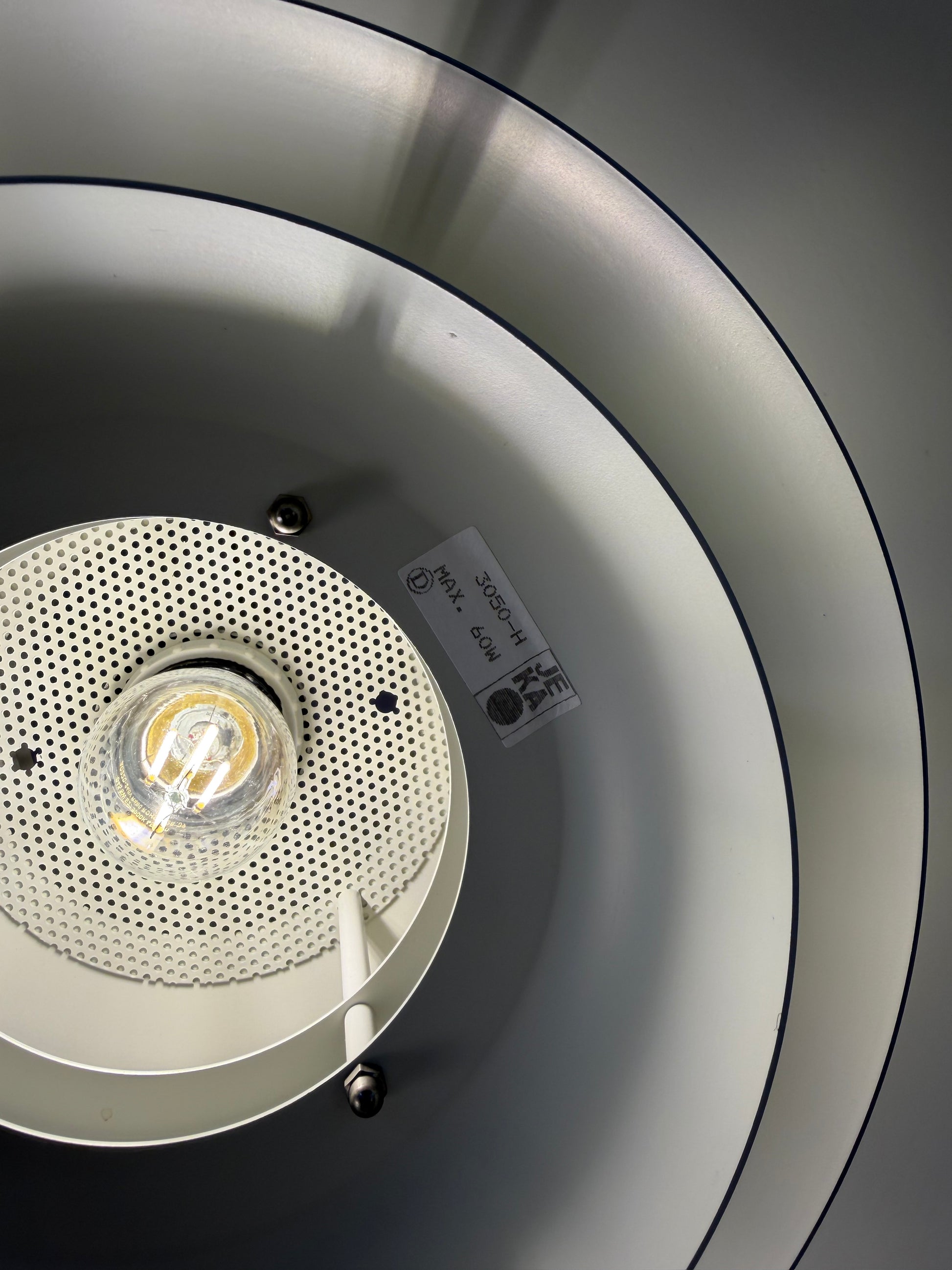 Lamellenlampe 350-H weiß von JEKA