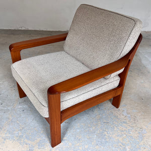 Sessel Teak & Wolle aus Dänemark