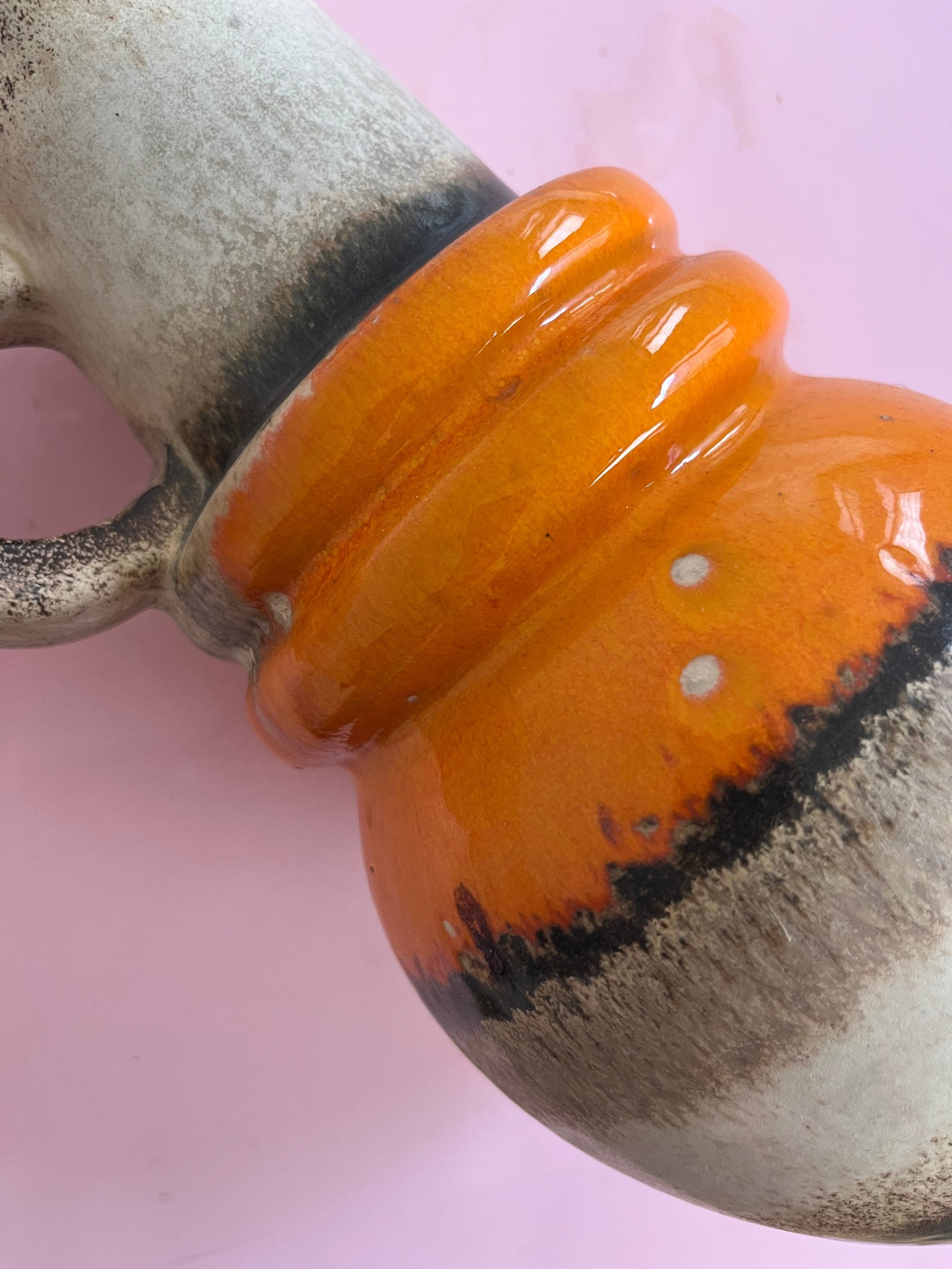 Vase 428-26 Fat Lava von Scheurich West Germany