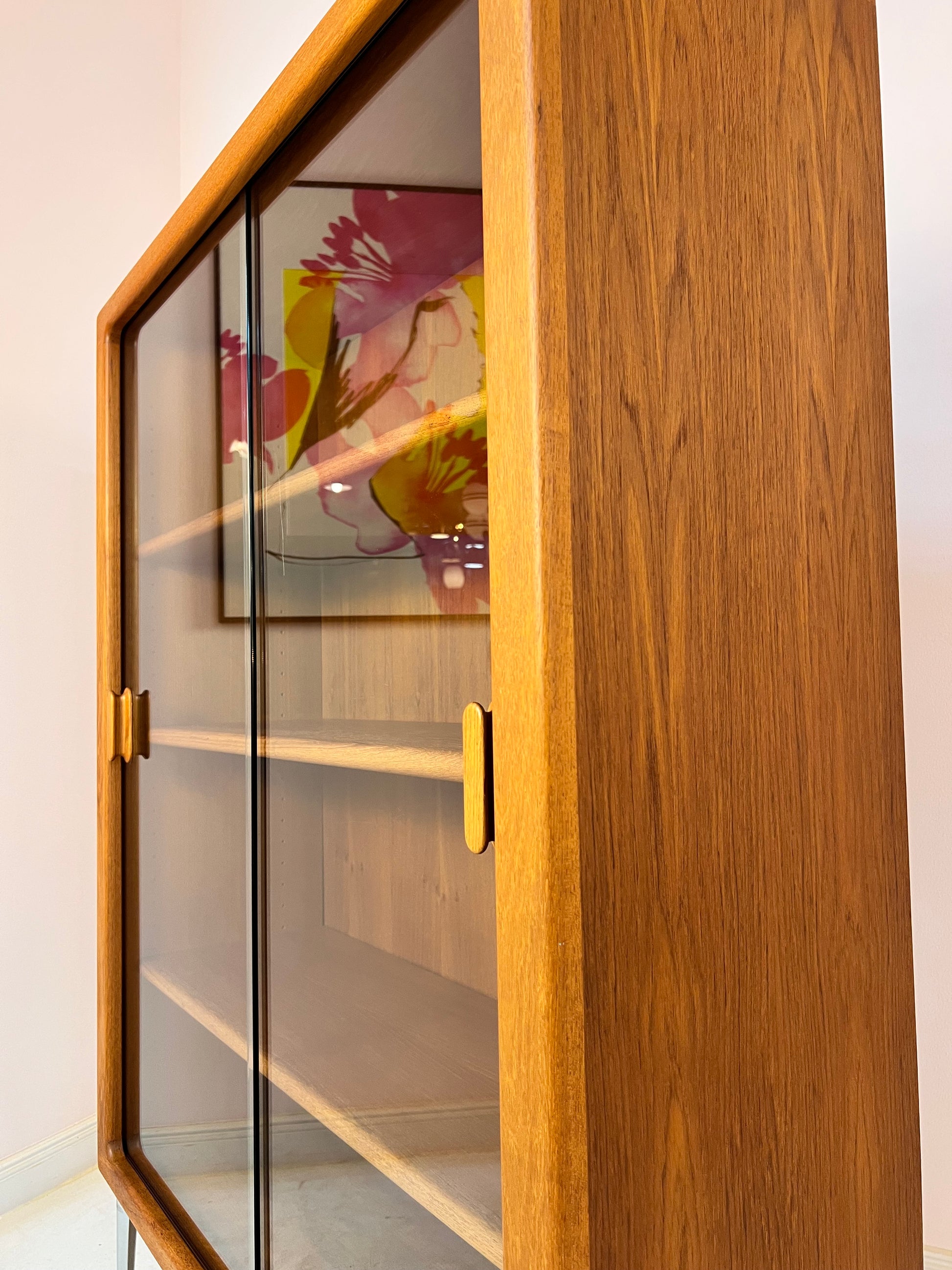 Vitrinenschrank Teak von Silkeborg Møbelfabrik
