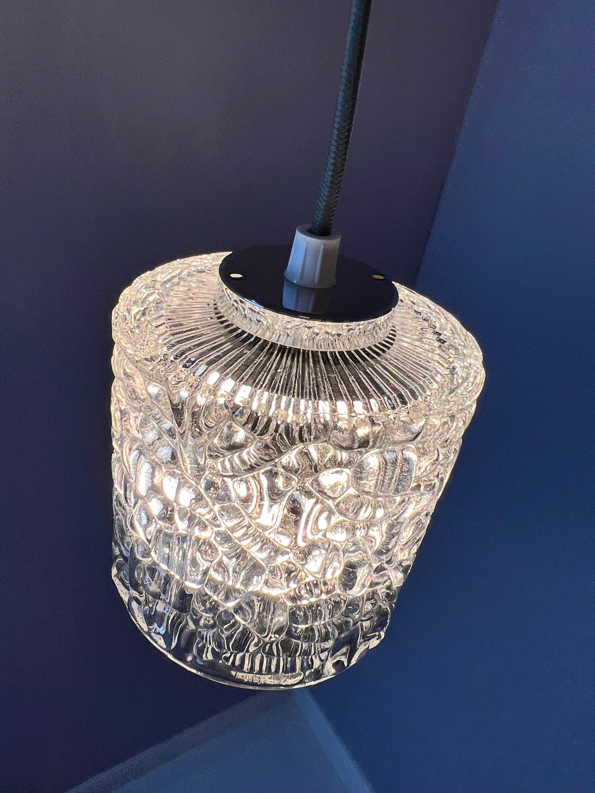 Hängelampe Glas aus Dänemark