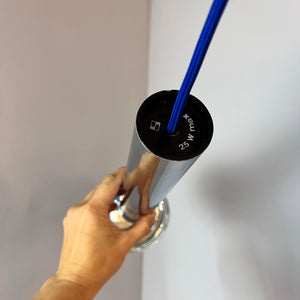 Hängelampe Big Globe Chrom 39 cm von Motoko Ishii für STAFF