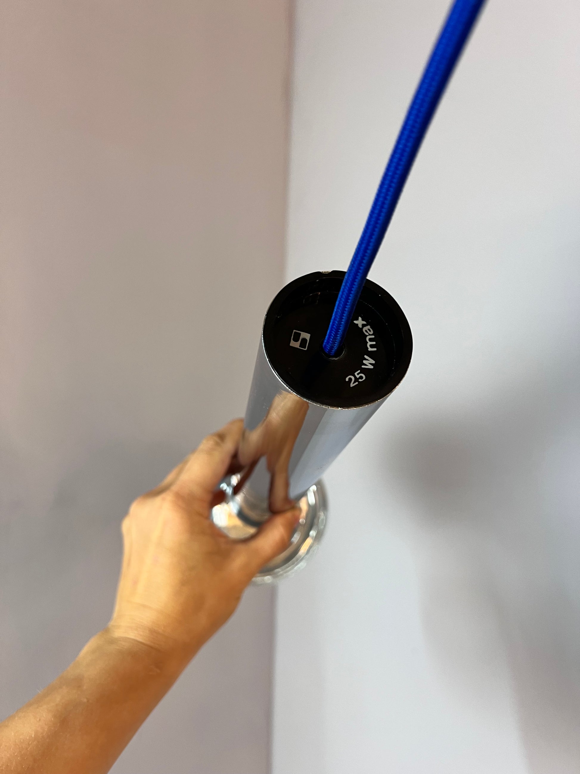 Hängelampe Big Globe Chrom 39 cm von Motoko Ishii für STAFF