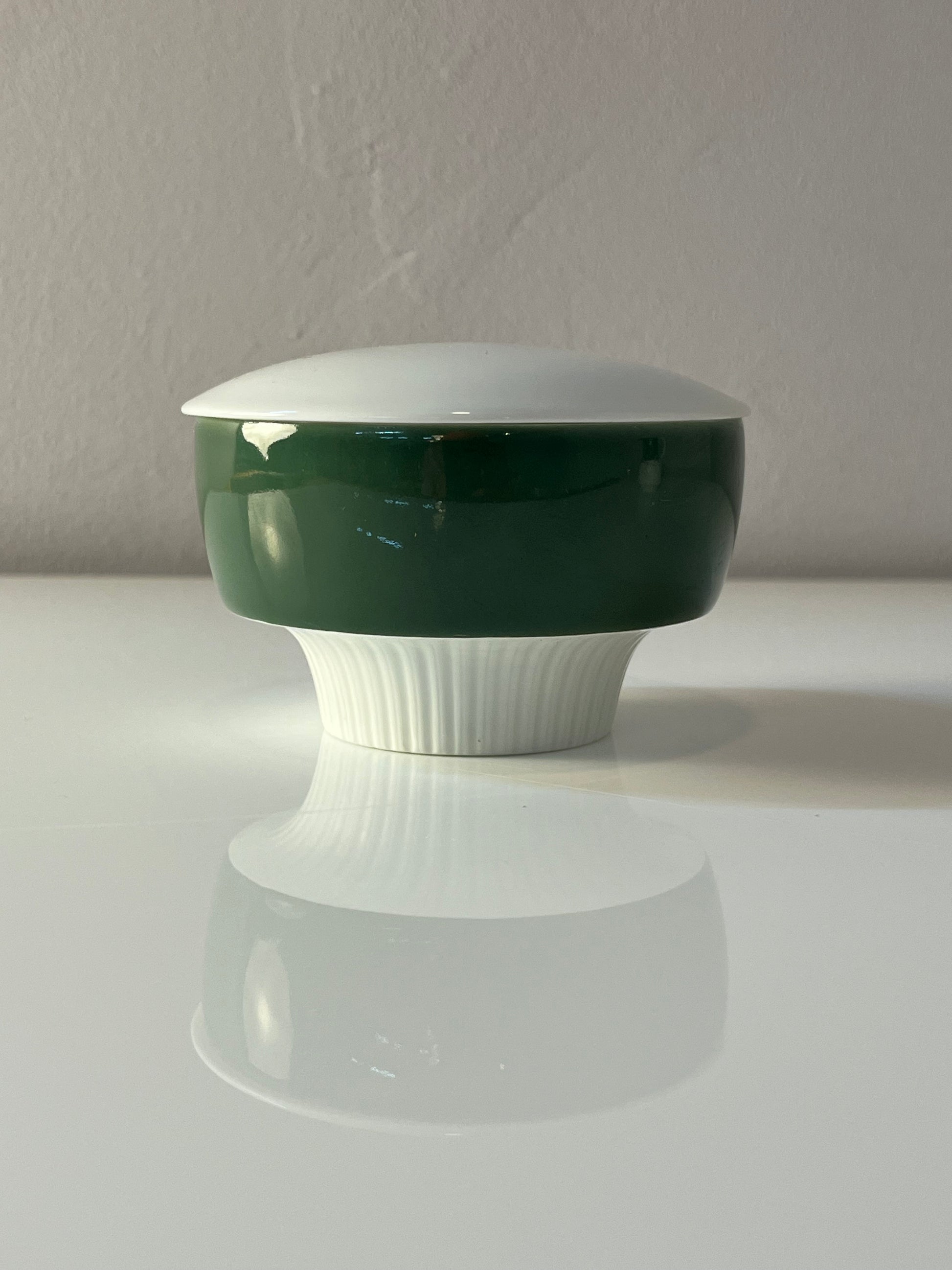Set: Zucker & Milch Modulation Secunda grün von Tapio Wirkkala für Rosenthal