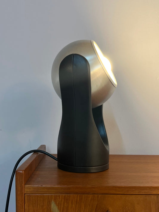 Touch-Lampe Sensorette schwarz Alu von Insta 70er