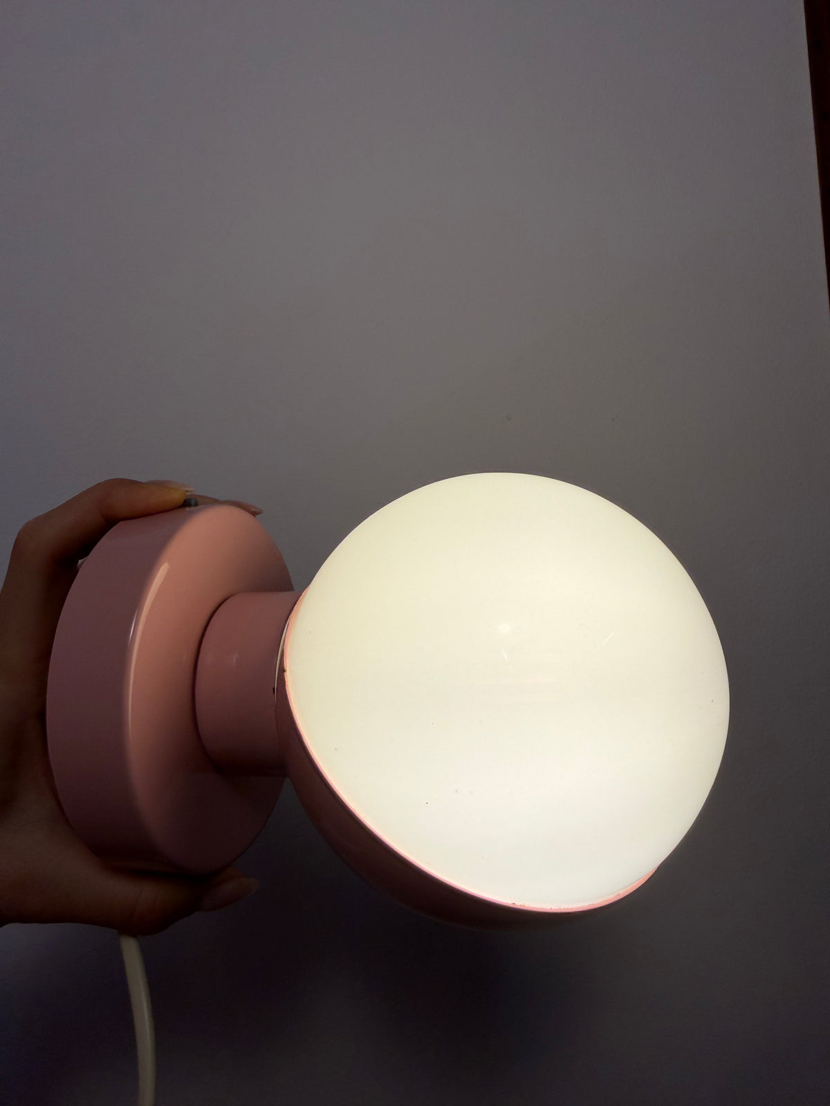 Wandlampe Typ 0330 rosa aus Dänemark