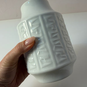 Vase weiß Porzellan von Winterling Bavaria