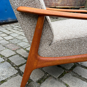 Sessel beige Teak aus Dänemark