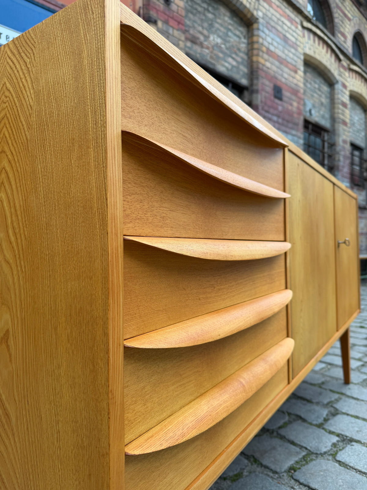 Sideboard Typ 602/K Esche von Franz Ehrlich für Hellerau