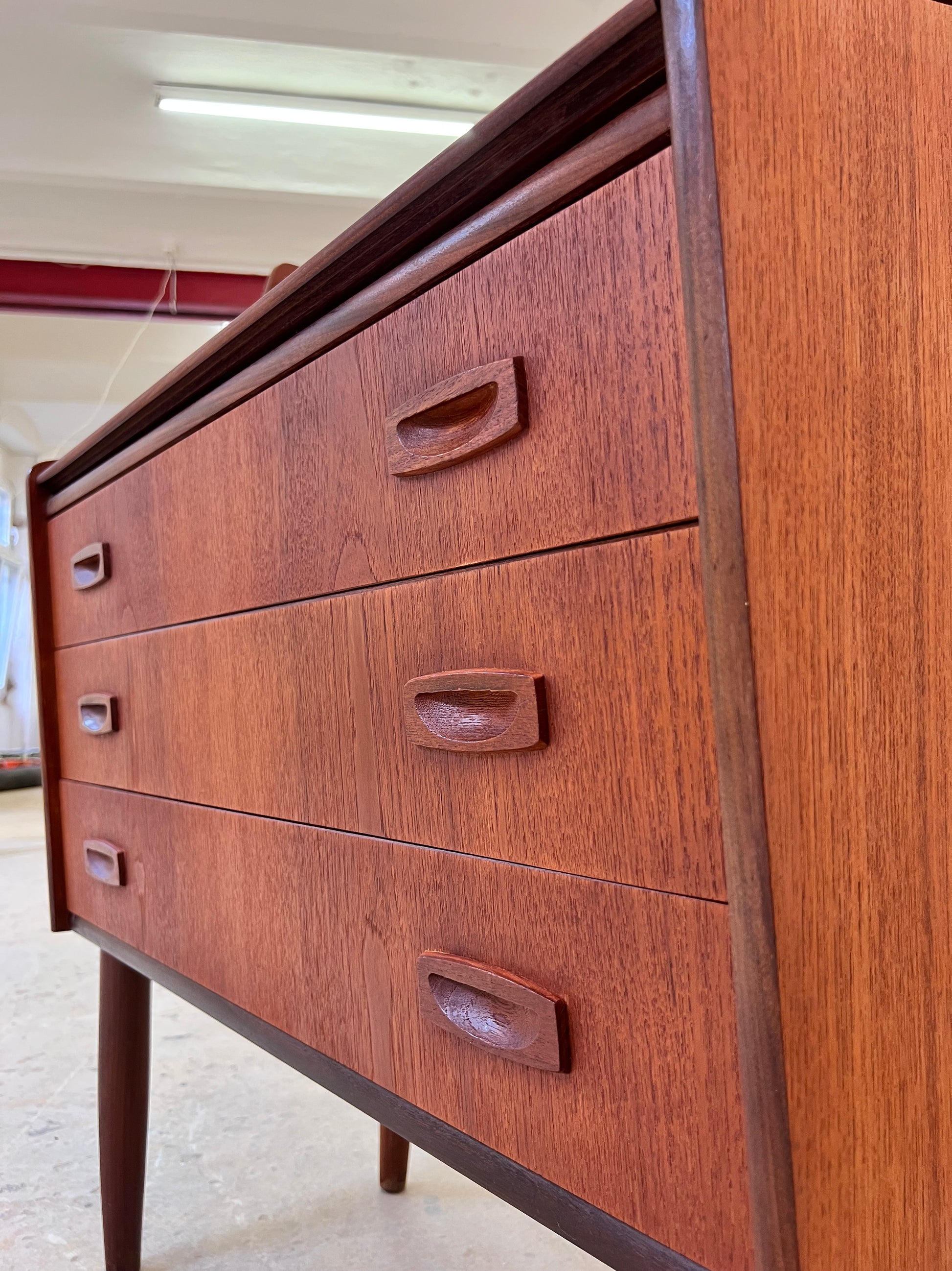 Sekretär Teak aus Dänemark