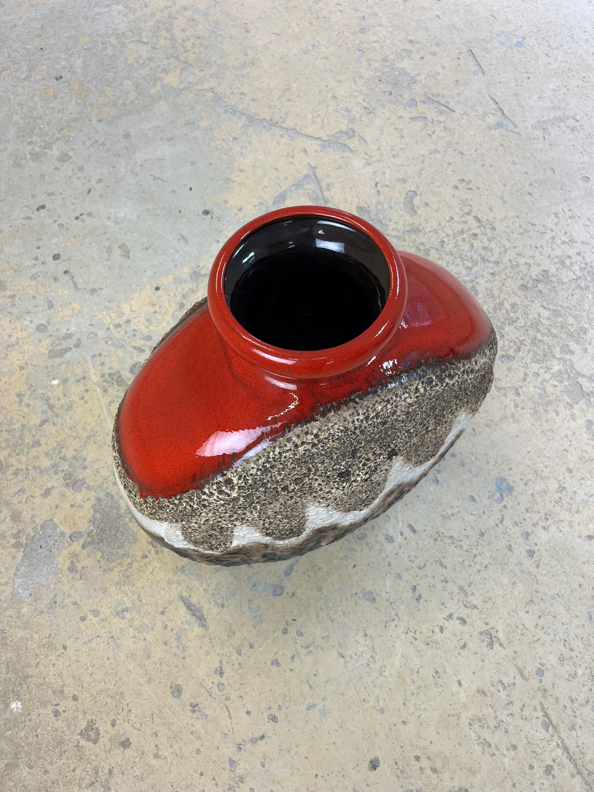 Bodenvase 102/50 rot braun von Dümler & Breiden