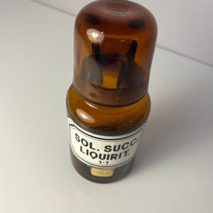 Apothekerglas Sol. Succ. Liquirit. braun