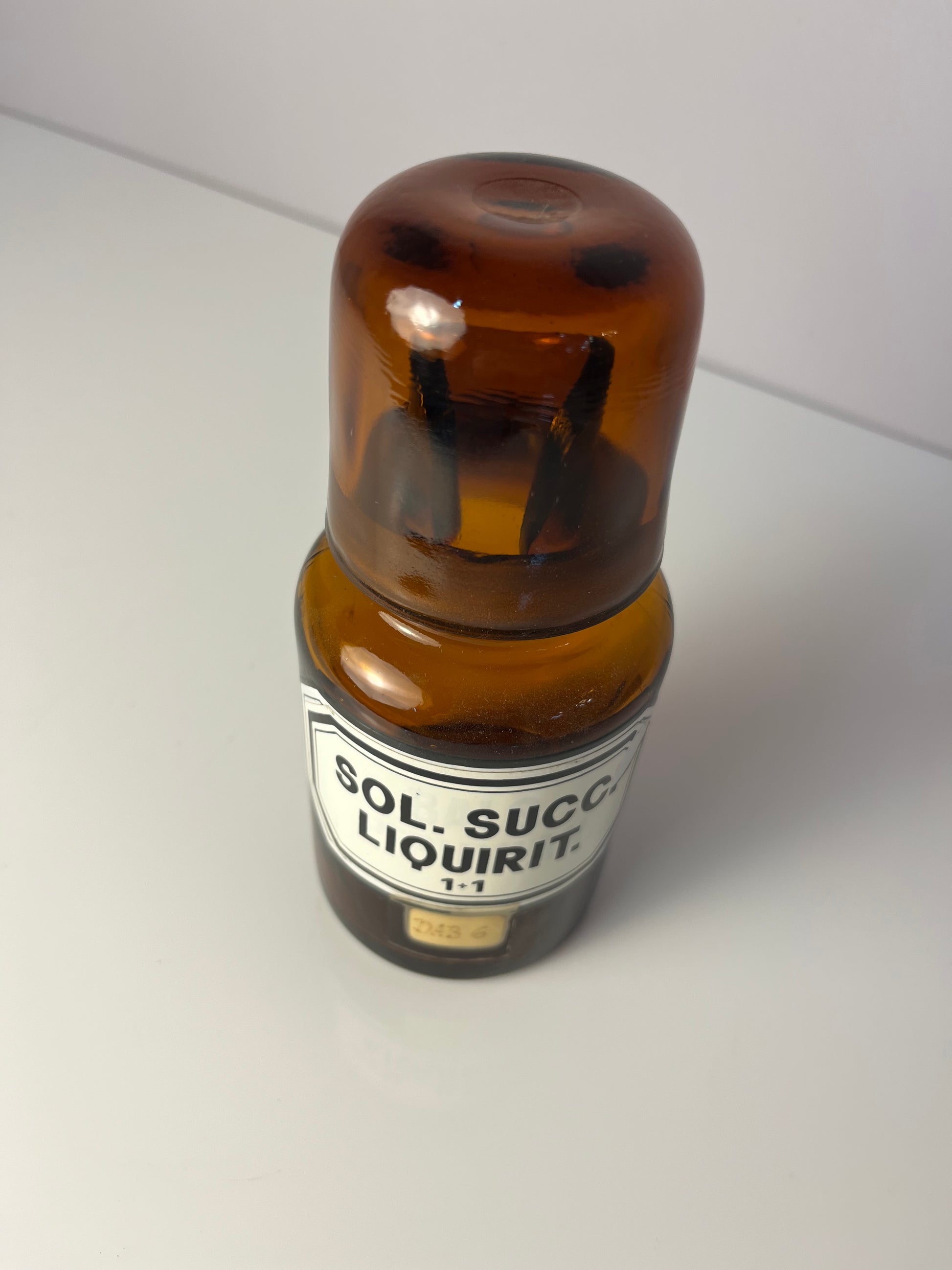 Apothekerglas Sol. Succ. Liquirit. braun