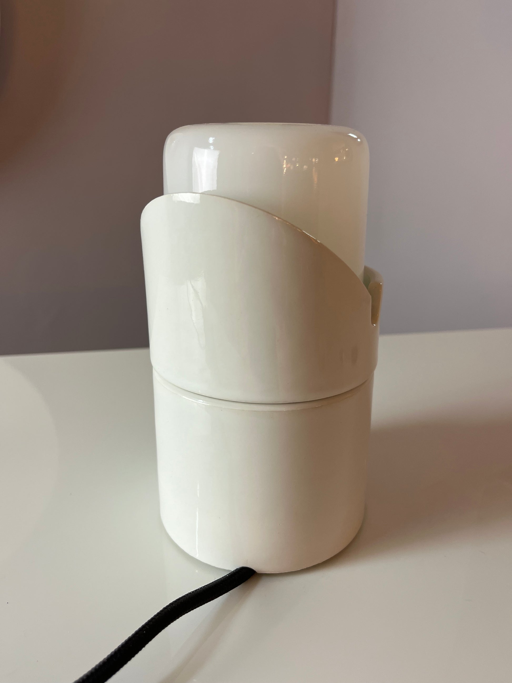 Wand-oder Tischlampe Modell 6050 weiß von Sigvard Bernadotte für Ifö