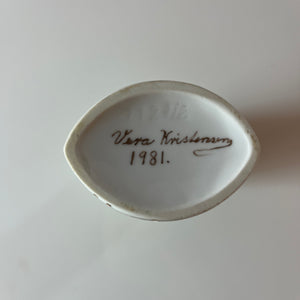 Vase 3127/4 weiß gold von Vera Kristansen