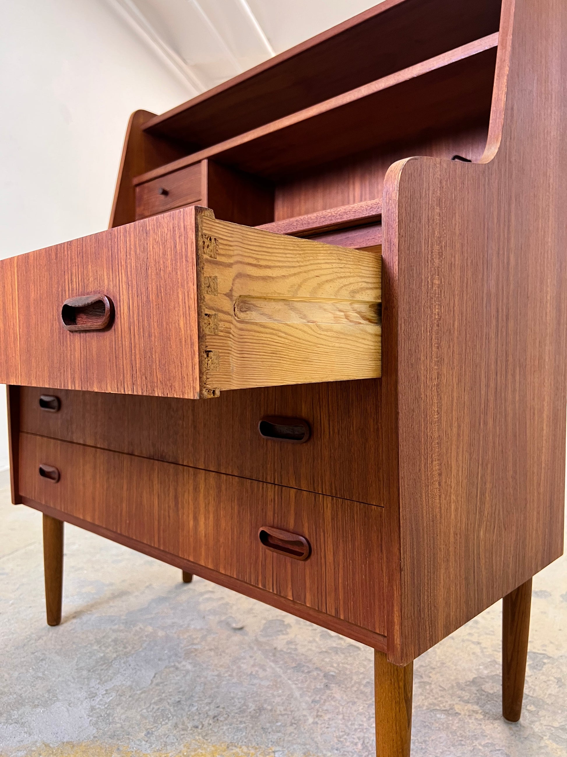 Sekretär Teak aus Dänemark