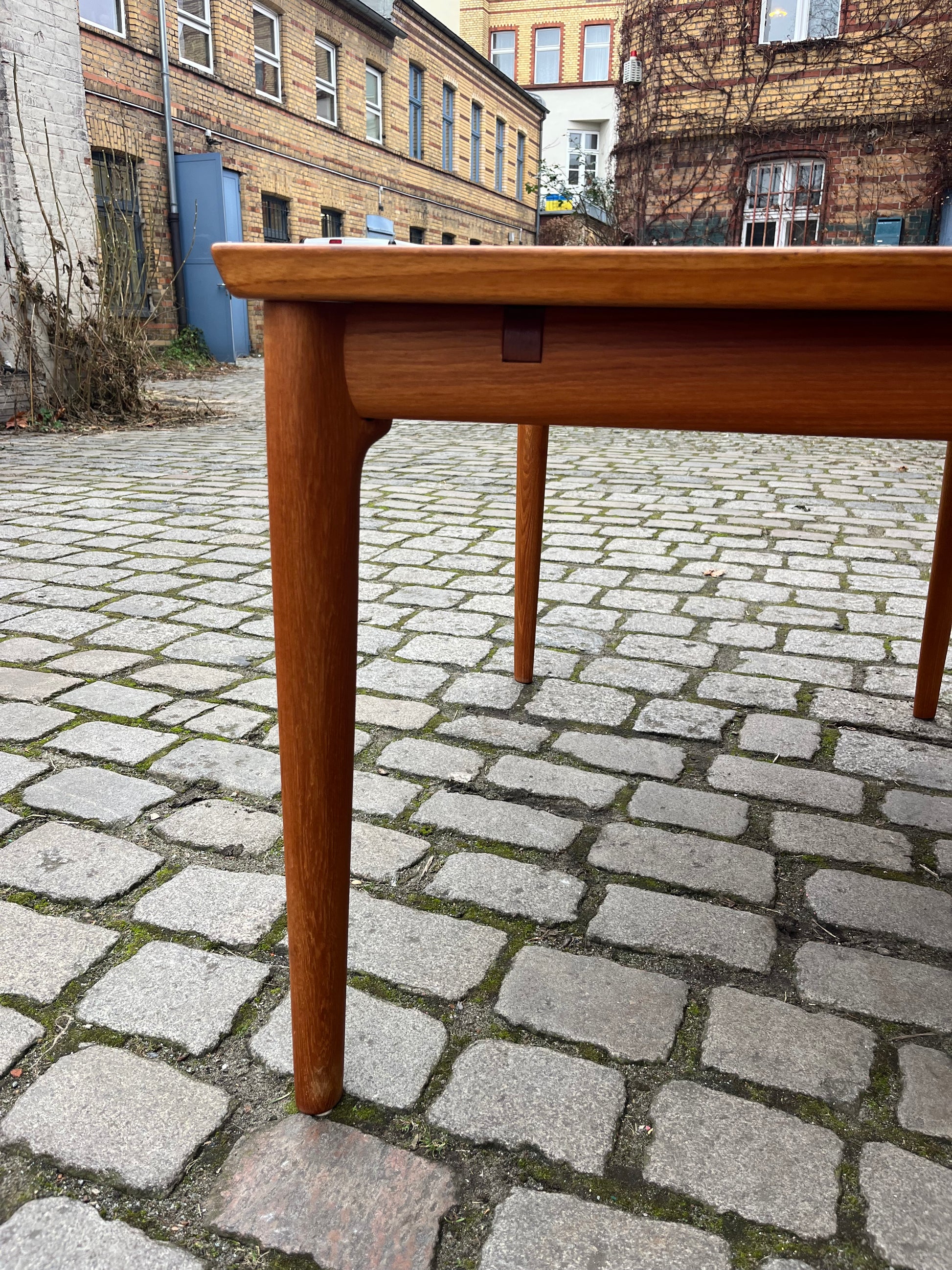 Ausziehbarer Esstisch Teak von Grete Jalk für Glostrup Møbelfabrik