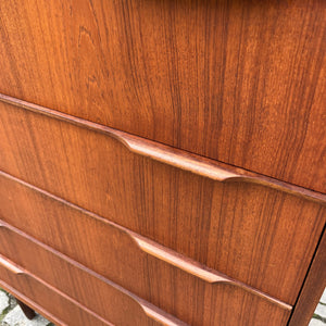 Kommode Tallboy Teak aus Dänemark