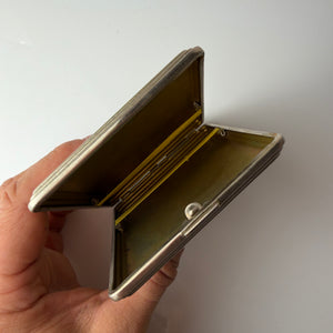 Zigarettenetui silber mit floraler Gravur